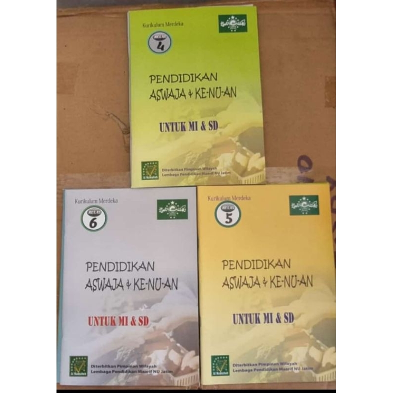 Buku Paket Aswaja Dan Ke NU An Kelas 4.5.6 Sd/Mi Kurikulum Merdeka