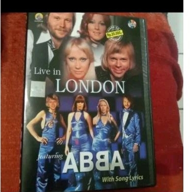 VCD original Abba - Live In London with Song Lyrics