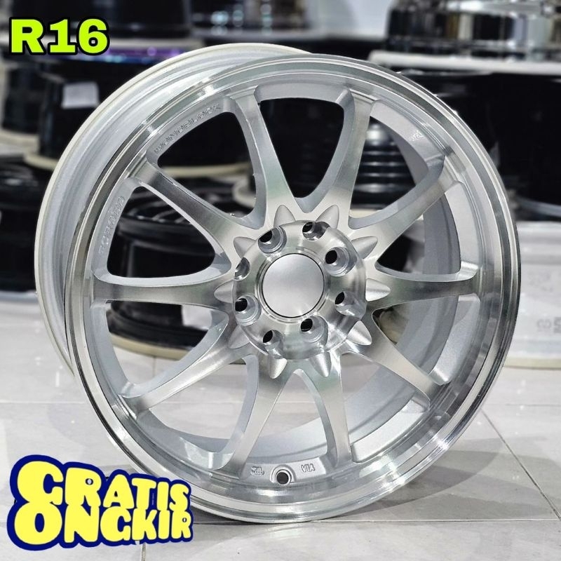 velg racing mobil ring 16 VOLKRAYS CE28 velg mobil ring 16 velg racing mobil import termurah te37 r1