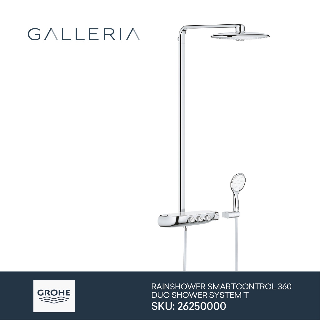 Grohe Rainshower Smartcontrol Duo 360 Shower System w/ Thermostat 26250000 / Grohe Shower
