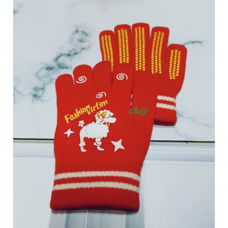 sarung tangan rajut cewek fuljari sarung tangan sepeda motor cewek cowok antislip