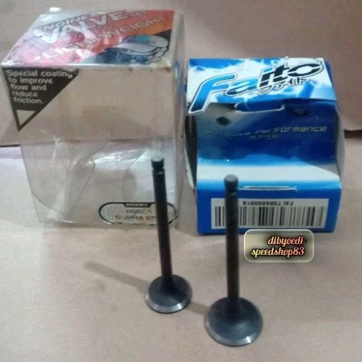 Klep faito racing Honda Supra x 125 kharisma 21/24 ( 72mm ) Klep in/ex Honda Supra X 125 Faito Racin