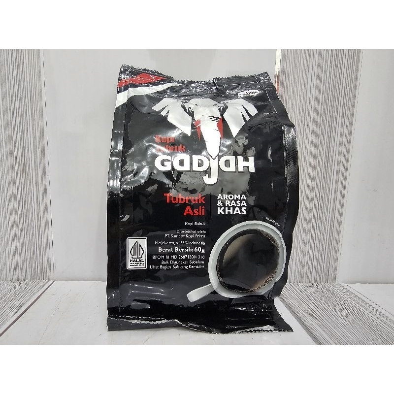 

Kopi Gadjah Tubruk Asli 60g