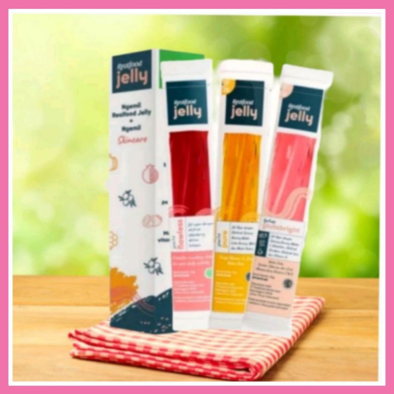 

Realfood Jelly Trial Pack Pure/Flawless/Glutabright/Berries/Kiwi/Pineapple