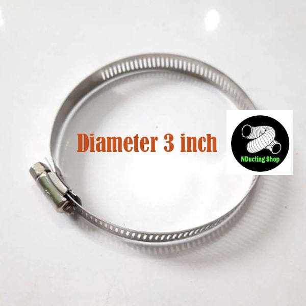 Clamp / Klem Flexible Ducting 3 Inch