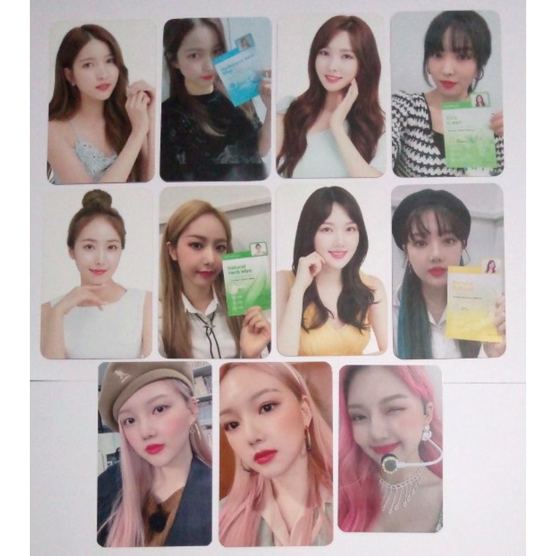Rare Photocard Gfriend Celebon Memoria Buddy High School Walpurgis Night Richining Sowon Yuju Sinb Y