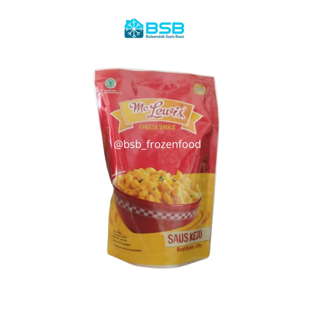 

Mc Lewis Cheese Sauce - 250 g McLewis Saus Keju 250gr