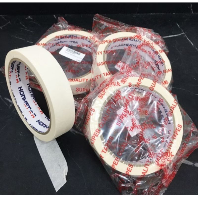 

Masking Tape/Isolasi Kertas Honhstar ukuran 24mm/48mm