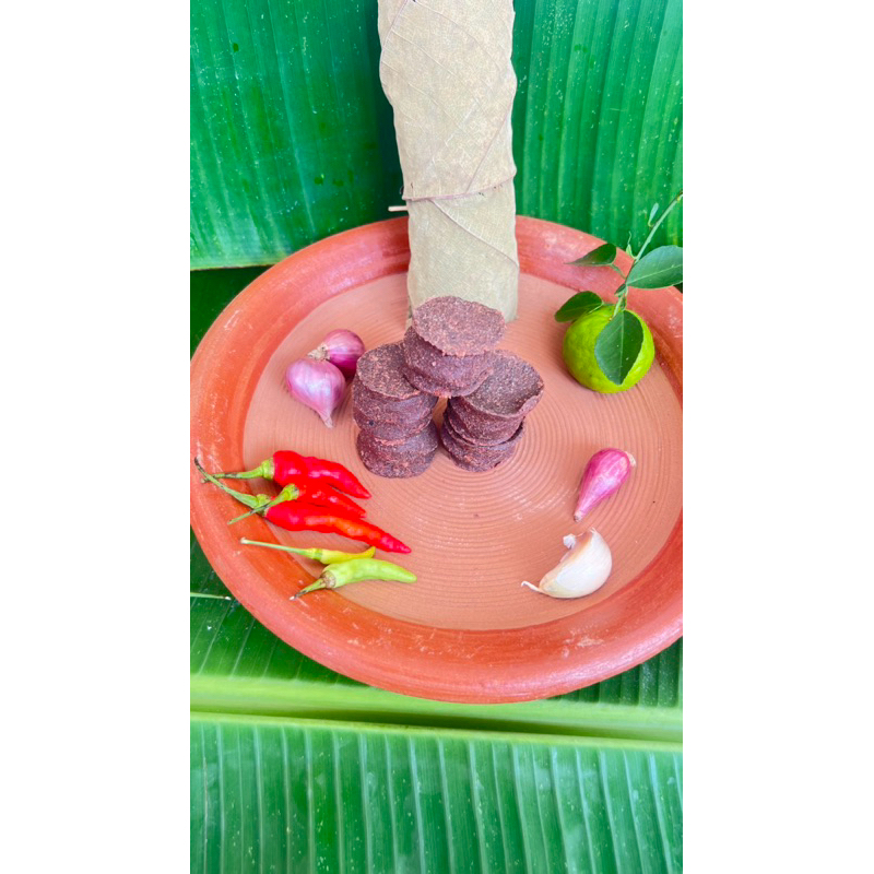 

terasi bungkus daun jati isi 5