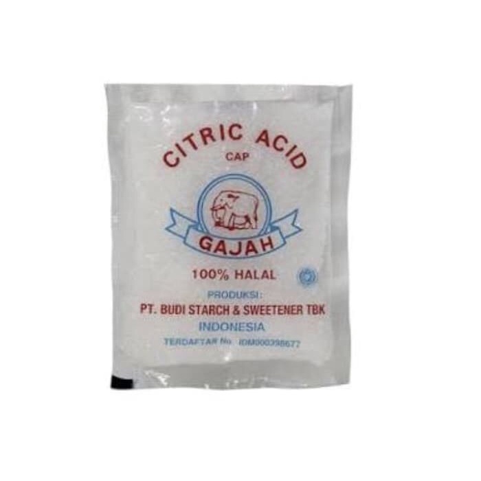 

Citrun / Citric Acid Cap Gajah 50gr