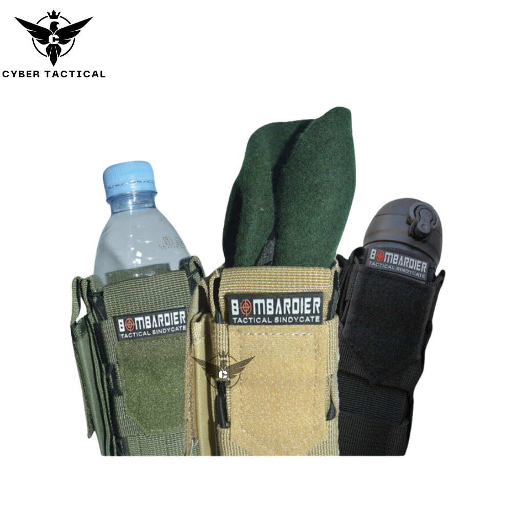 Termurah Cyber Tactical Sarung Botol Tactical | POUCH EDC BOTTLE | Wadah Baret Tactical | Pouch EDC 