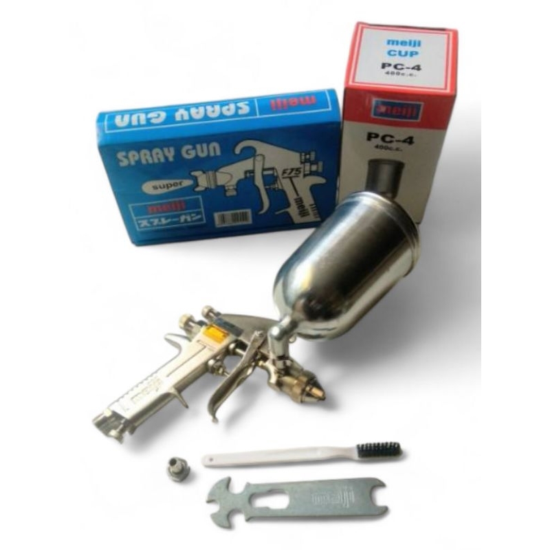 MEIJI Spray Gun Tabung Atas F75 / F-75 SPRAY GUN 400CC