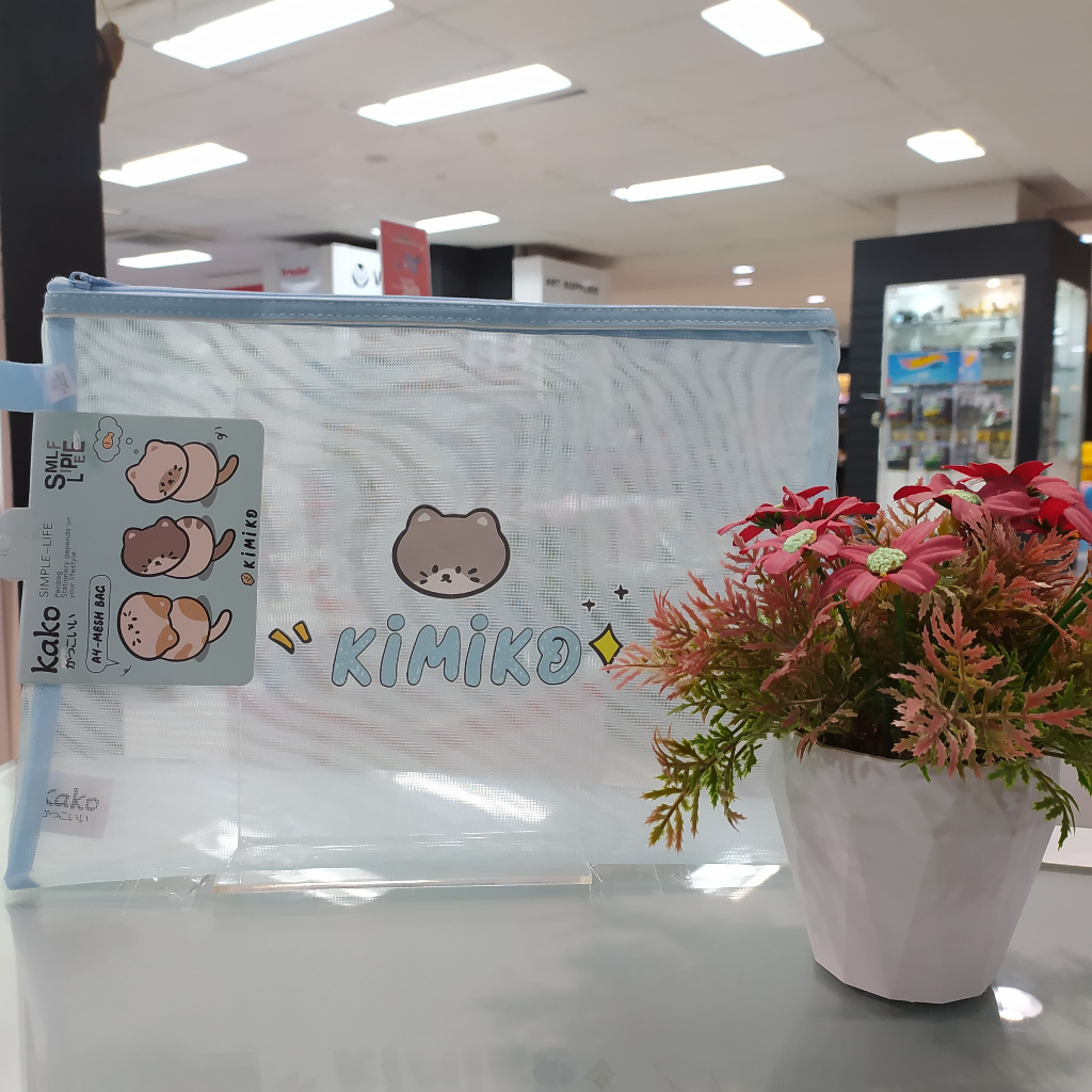 

GRAMEDIA KEDIRI - KAKO KIMIKO CAT ZIPPER POCKET MESH A4 BLUE