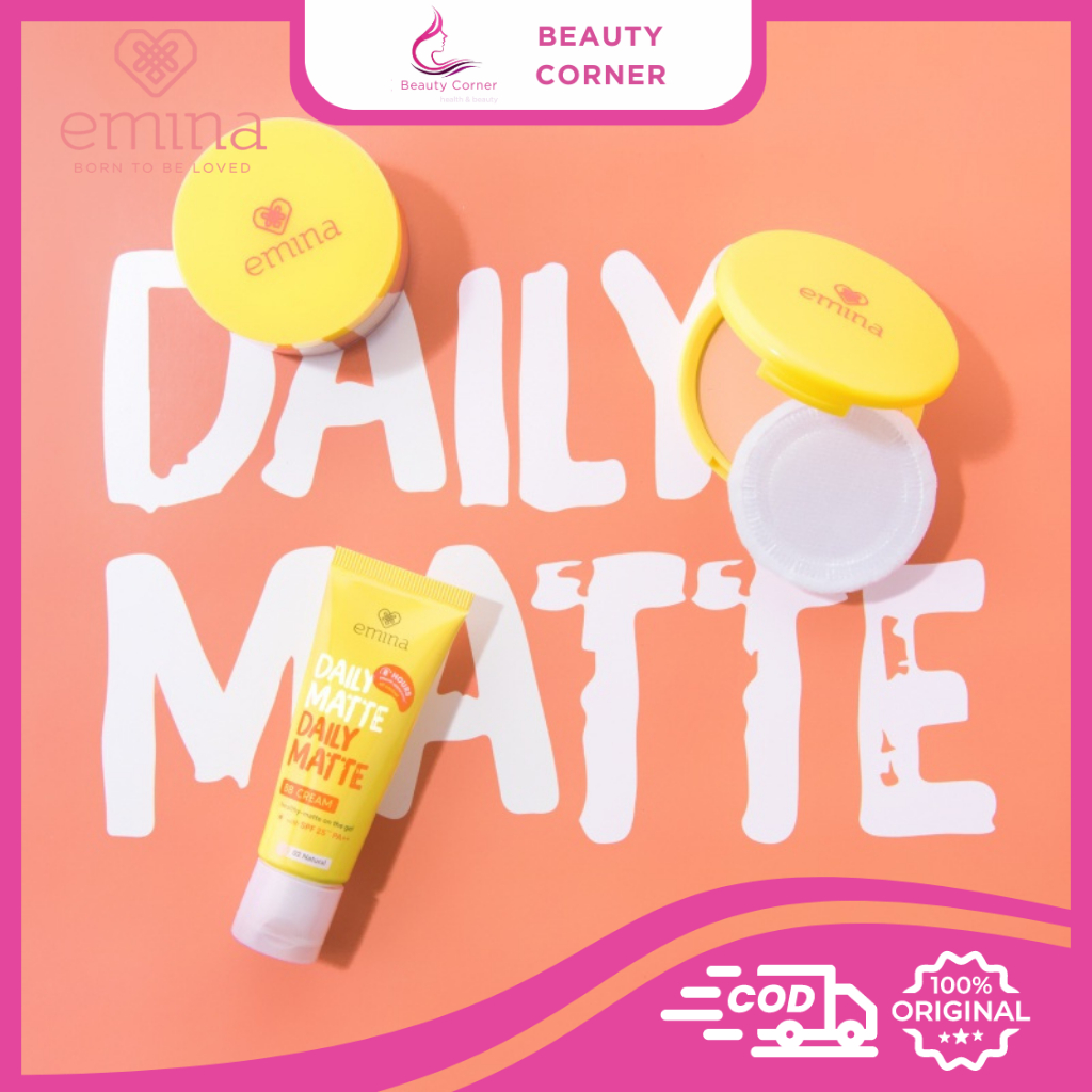 Emina Daily Matte Series | BB Cream | Cushion SPF25 PA++ | Compact Powder | Loose Powder