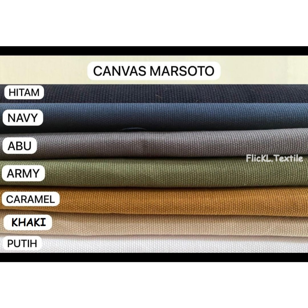 Kain Kanvas Marsoto Katun Bahan Marsoto Kanvas Katun Marsoto Serat Bintik