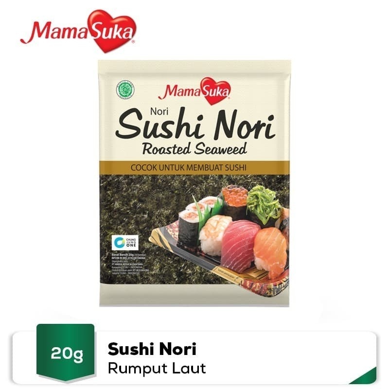 

MamaSuka - Sushi Nori 20 gr ( isi 10 lembar )