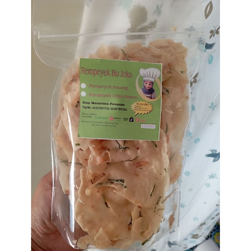 

peyek kriuk kemasan pouch 100gr