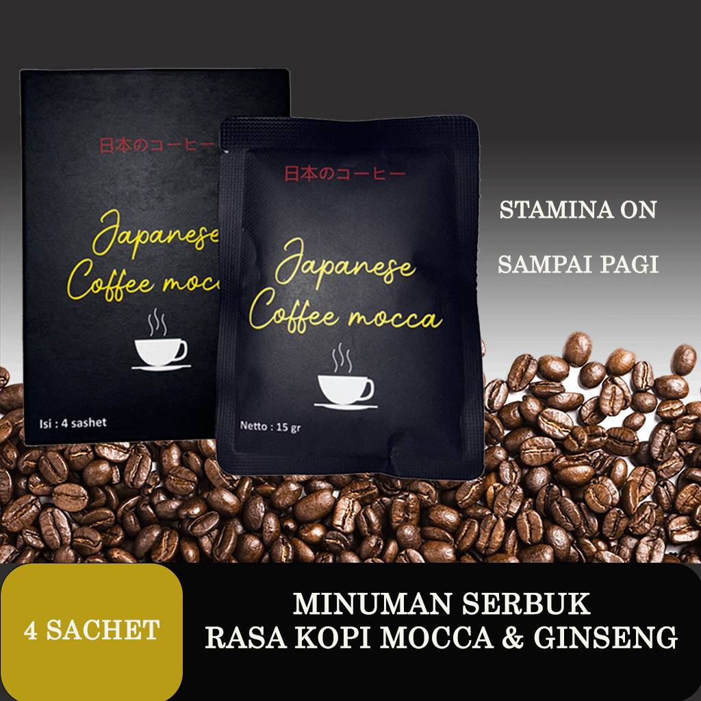

Japanese Coffee Mocca 1 Dus - Kopi Stamina Pria Dewasa