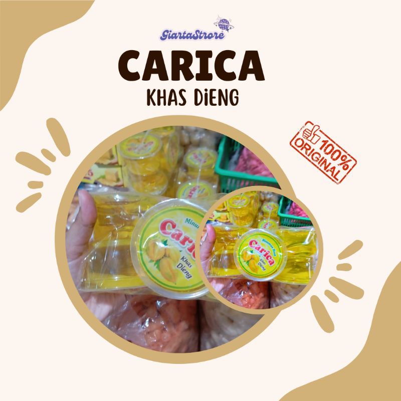 

Manisan Carica Khas Dieng isi 6/Syrup Carica Manisan/Oleh-Oleh khas Dieng