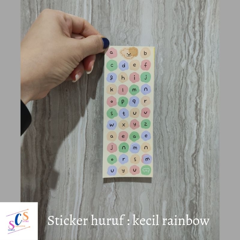 

STICKER HURUF ALPHABET DAN ANGKA DEKORASI / STIKER JURNALING DAILY PLANNER ANIMASI