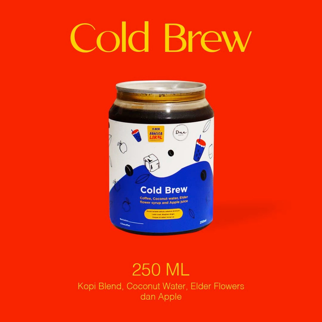 

Cold Brew DUA COFFEE x BCA Kopi Minuman Kemasan Kaleng 250 ml