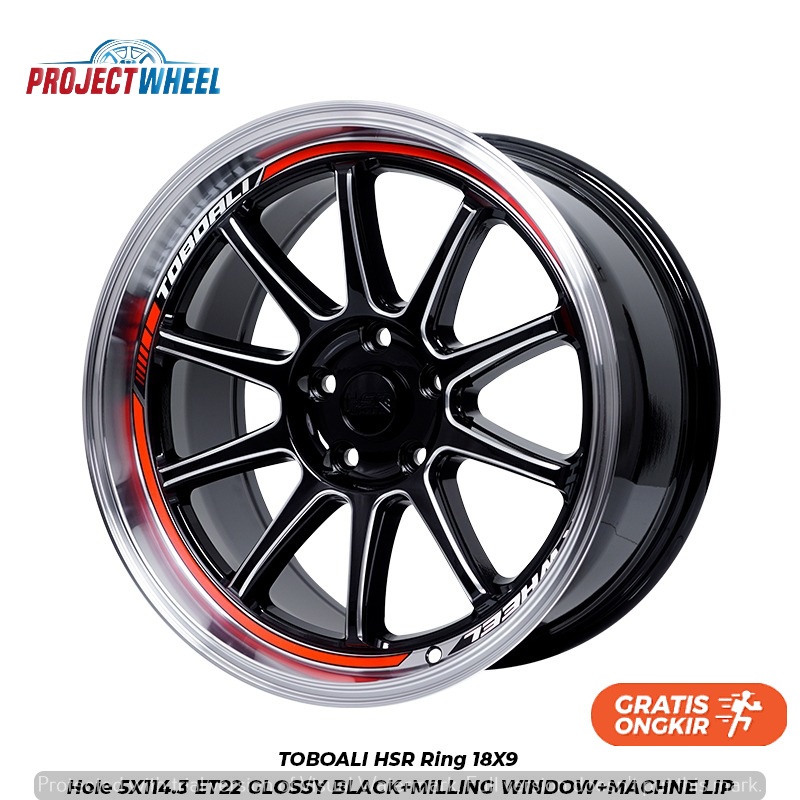 VELG HSR TOBOALI RING 18 MURAH UNTUK MOBIL XPANDER INNOVA CIVIC INNOVA ZENIX