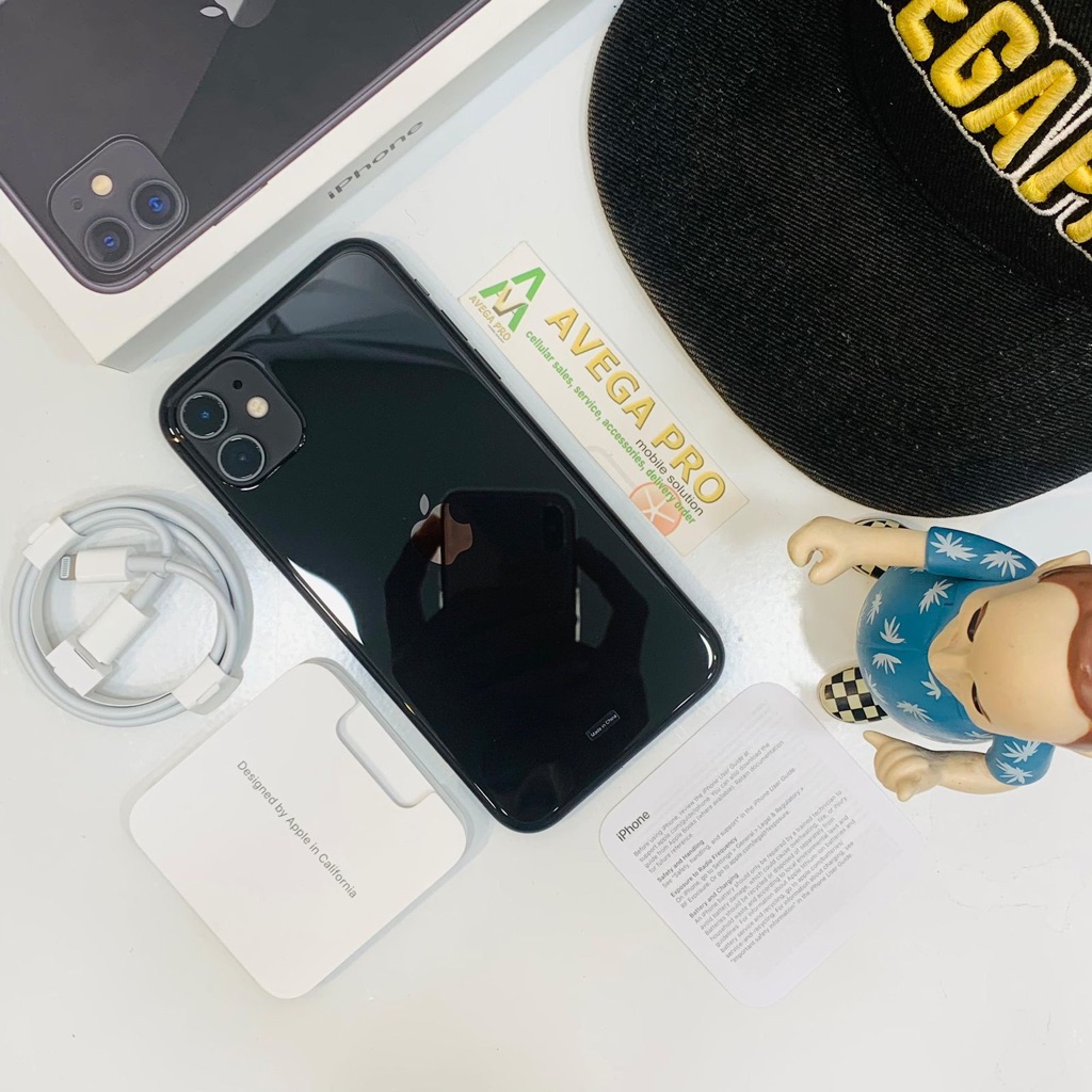 IPHONE 11 64 GB BLACK RESMI