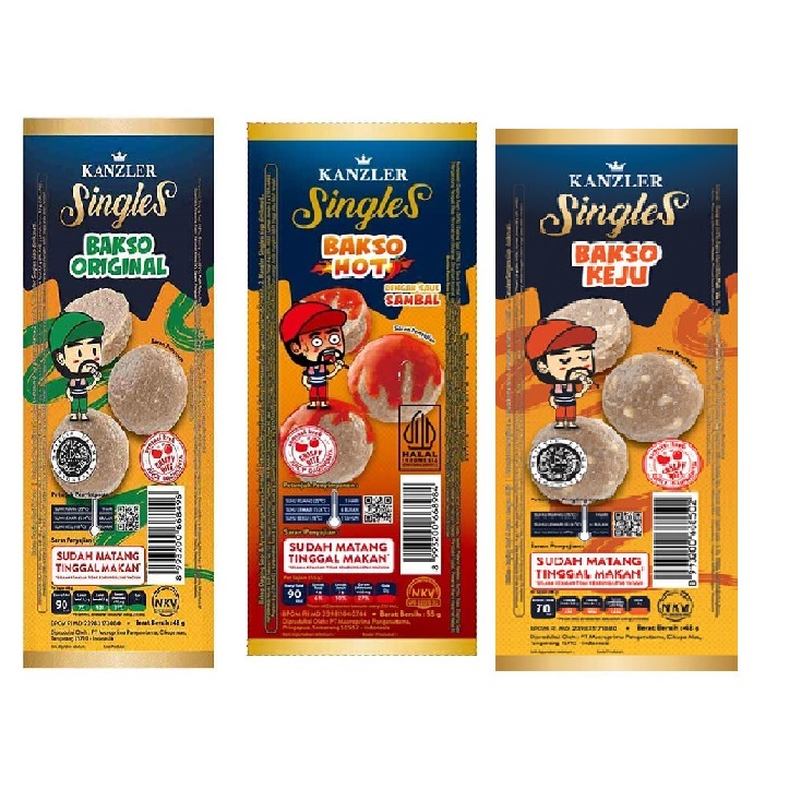 

BAKSO KANZLER ORIGINAL, KEJU DAN HOT @55G TERLARIS DAN TERMURAH