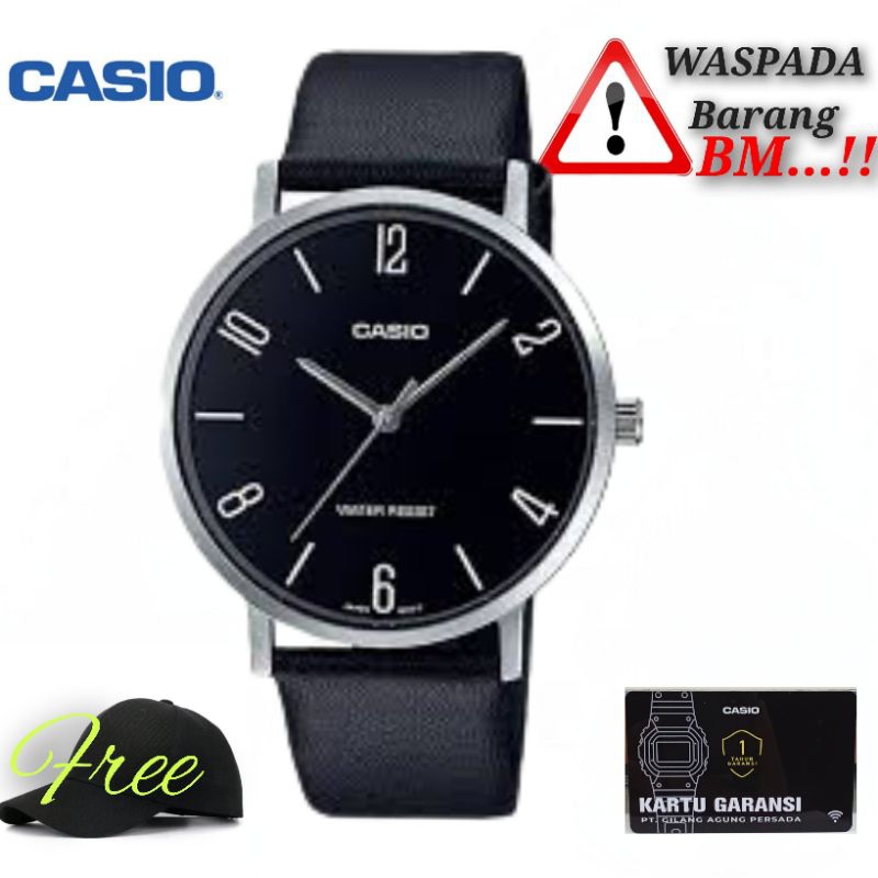 Jam tangan pria Casio Mtp-vt01l-1b2udf / Casio general mtp-vt01l-1b2