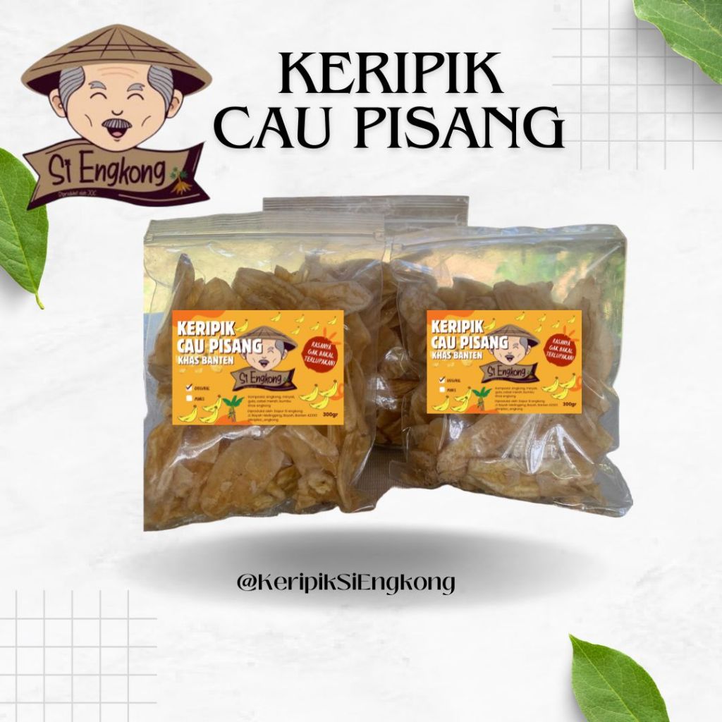 

Keripik Pisang Cau Khas Banten Selatan 300gr