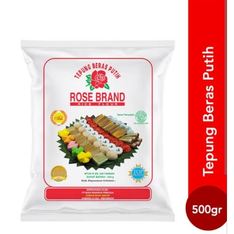 

Tepung Beras Putih Rose Brand 500 Gram