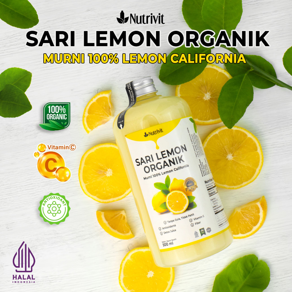 

Nutrivit - Sari Lemon Asli California 500ml