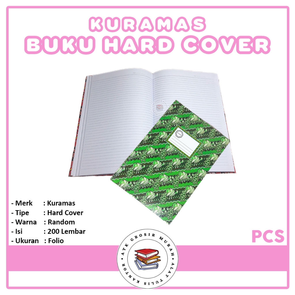 

KURAMAS - Buku Folio Hard Cover ii 200 Lembar - Pcs