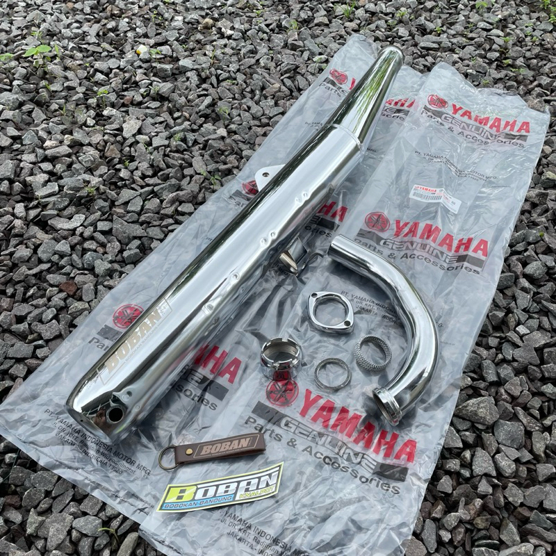 YZ8 Boban Fullset Nuklir C33 C39 Knalpot Rx King Boban Knalpot