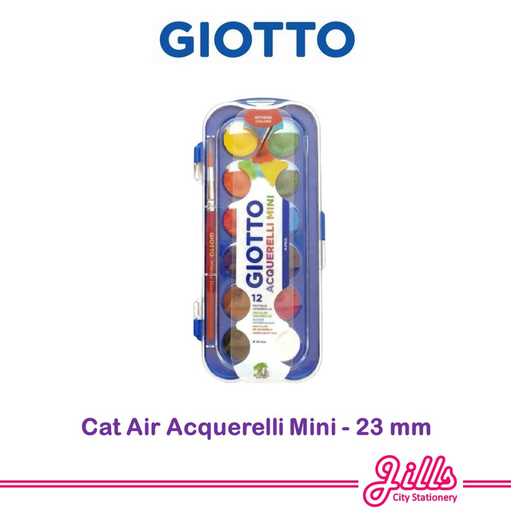 

Giotto Acquerelli Mini Water Color / Cat Air 12 Warna 23 mm