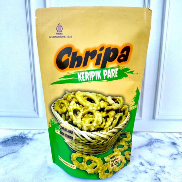 

Chripa Keripik Pare Rayhan Cemilan Kekinian Original Pedas 100g