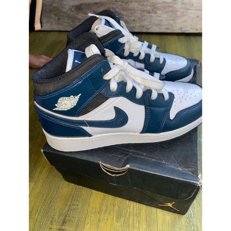 NIKE AIR JORDAN 1 MID DARK TEAL (PRELOVED)