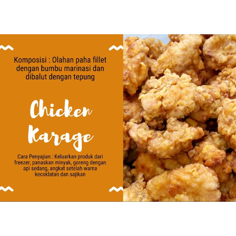 

Karage/frozen food/nugget ayam