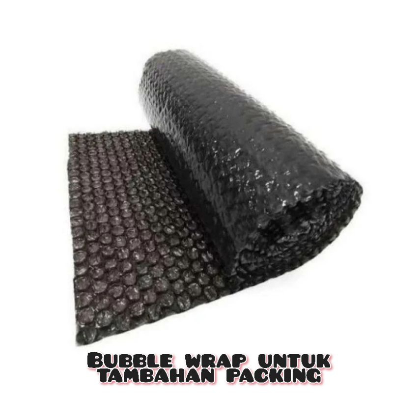 

Bubble wrap extra untuk keamanan paket