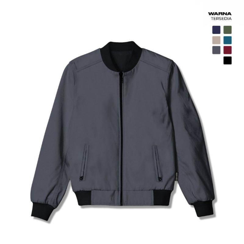 JAKET BOMBER,JAKET POLOS,JAKET PRIA POLOS