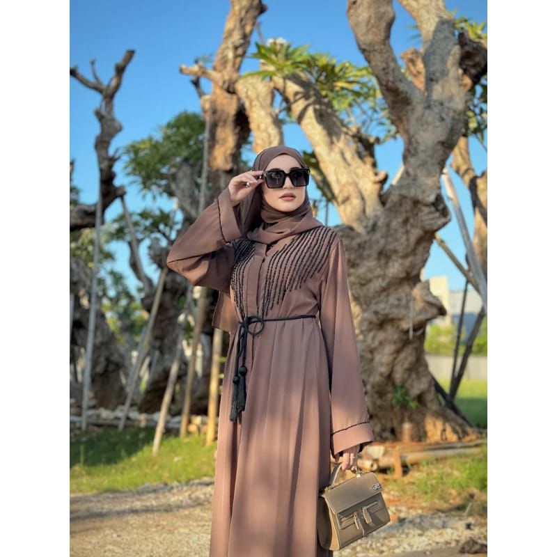 Abaya Ayra Fursan komb Cristal