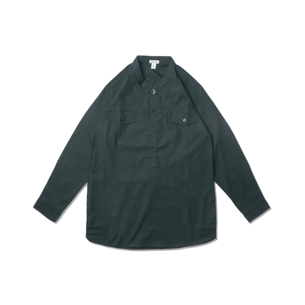 Baju Koko Kurta Lengan Panjang Hijau Botol