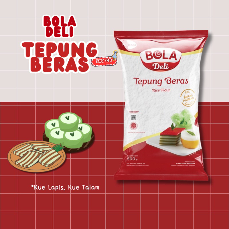 

BOLA Deli Tepung Beras 500gr