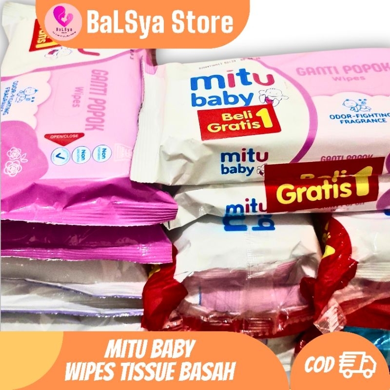 Mitu Baby Wipes ( Tissue Basah Buy1Get1 )