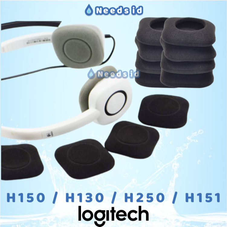 Busa Pengganti Logitech H130 / H150 / H151 / H250 / H151 Foam Earpad Earcup Ear Pad Ear Cup Bantalan