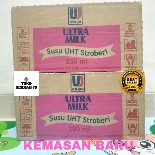 

Susu Ultra Milk Stroberi 250Ml ( Karton )