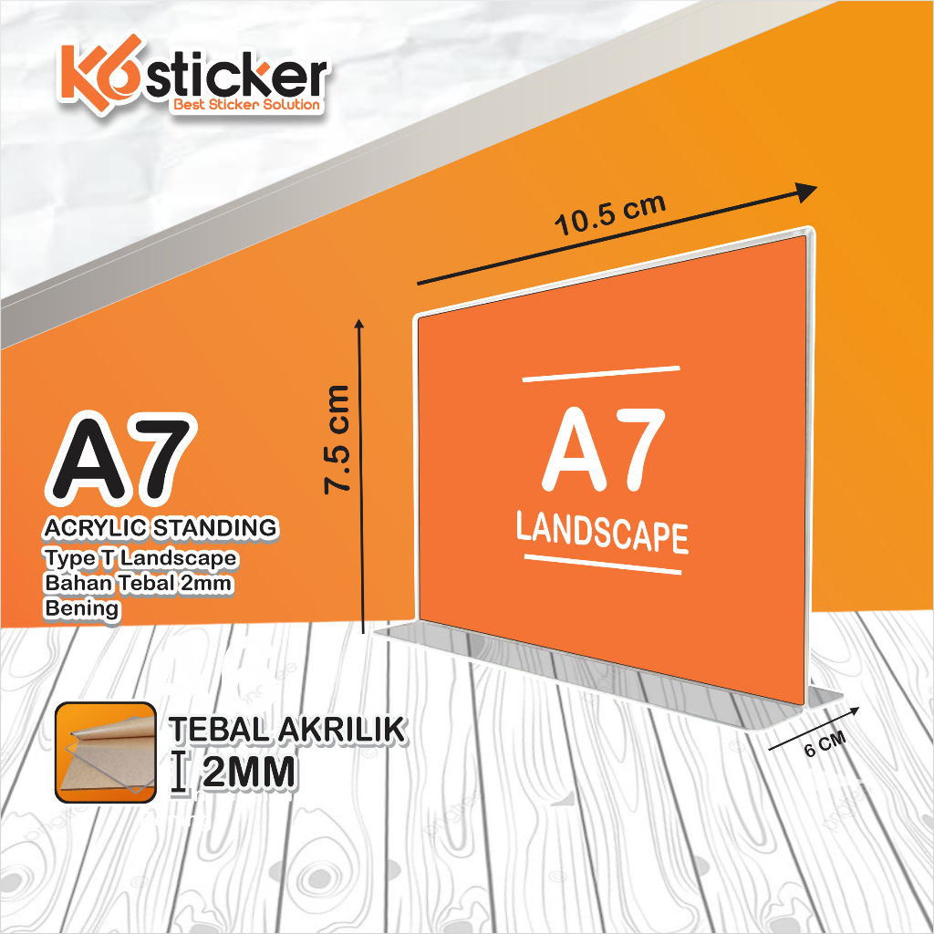 

Akrilik Acrylic A7 Tent card qris. akrilik nomor meja. akrilik menu brosur. acrylic display.Akrilik Qris.Stand Qris