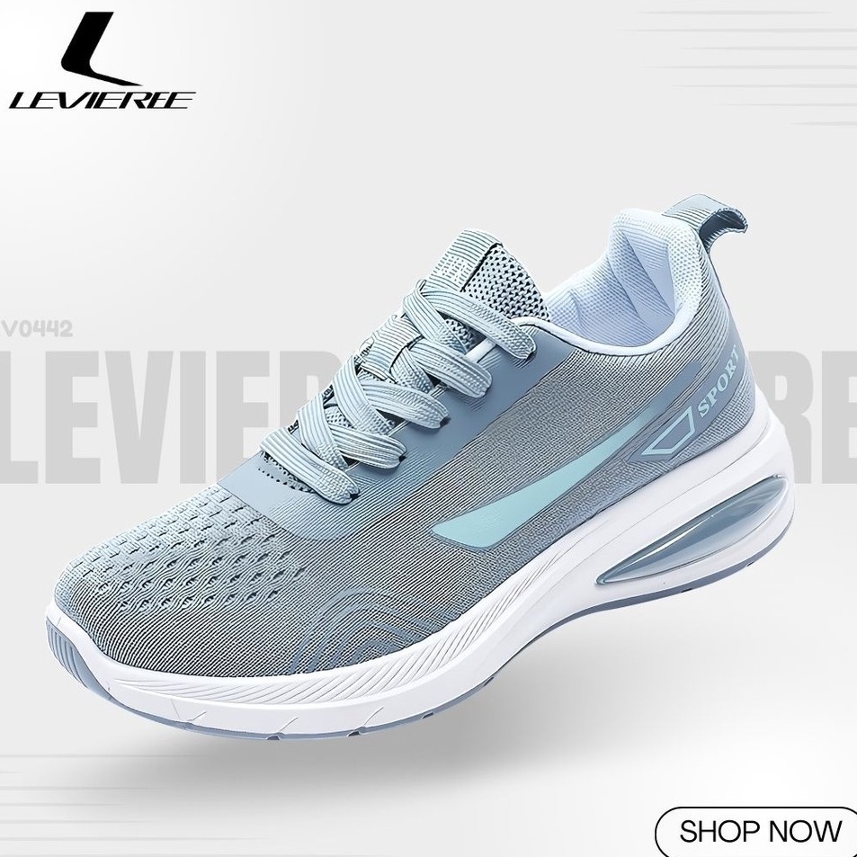 Borong Murah  LVR FREE BOX LV442 Sepatu Sneakers Wanita Sport Shoes Sepatu Sport Jogging Wanita Sepa