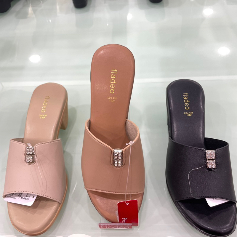Fladeo Wedges slop wanita N355542 size 36-40