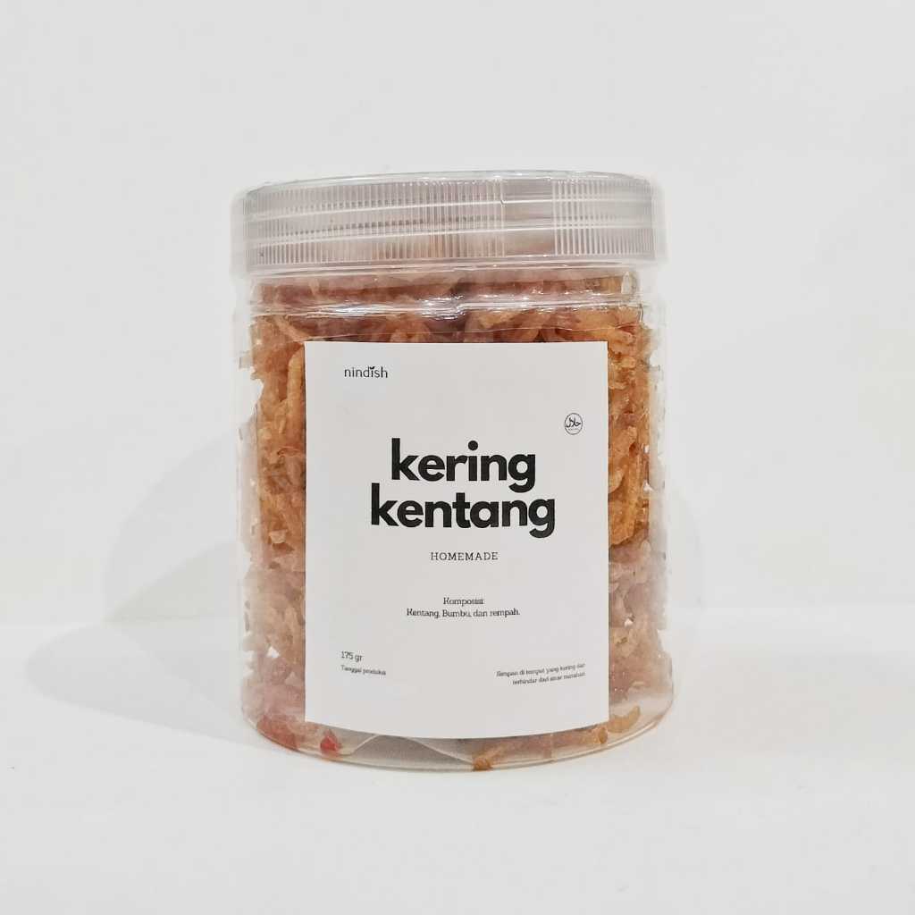 

Nindish Kering Kentang Mustofa Original Pedas Manis Toples 175 gr